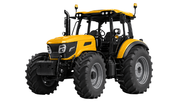 Tractors equipped with autosteering in a field